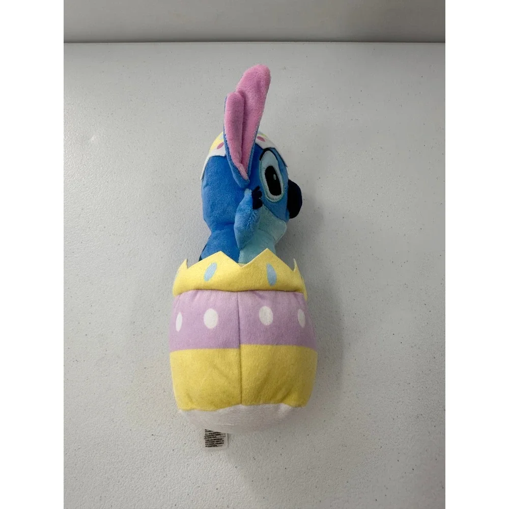 Disney Stitch Plush Easter Egg Stuffed Animal 10 Inch Blue Kids Toy Lovey 26943